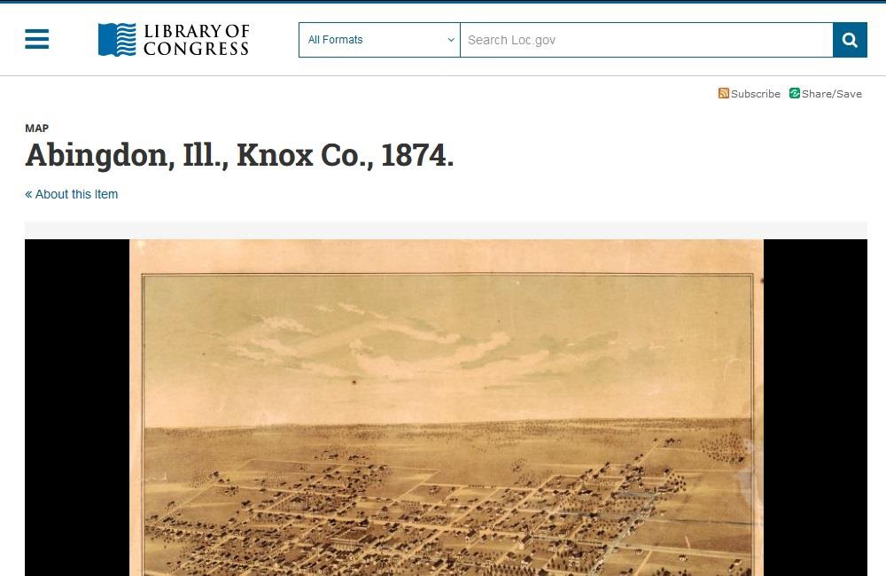Abingdon, Ill., Knox Co., 1874.